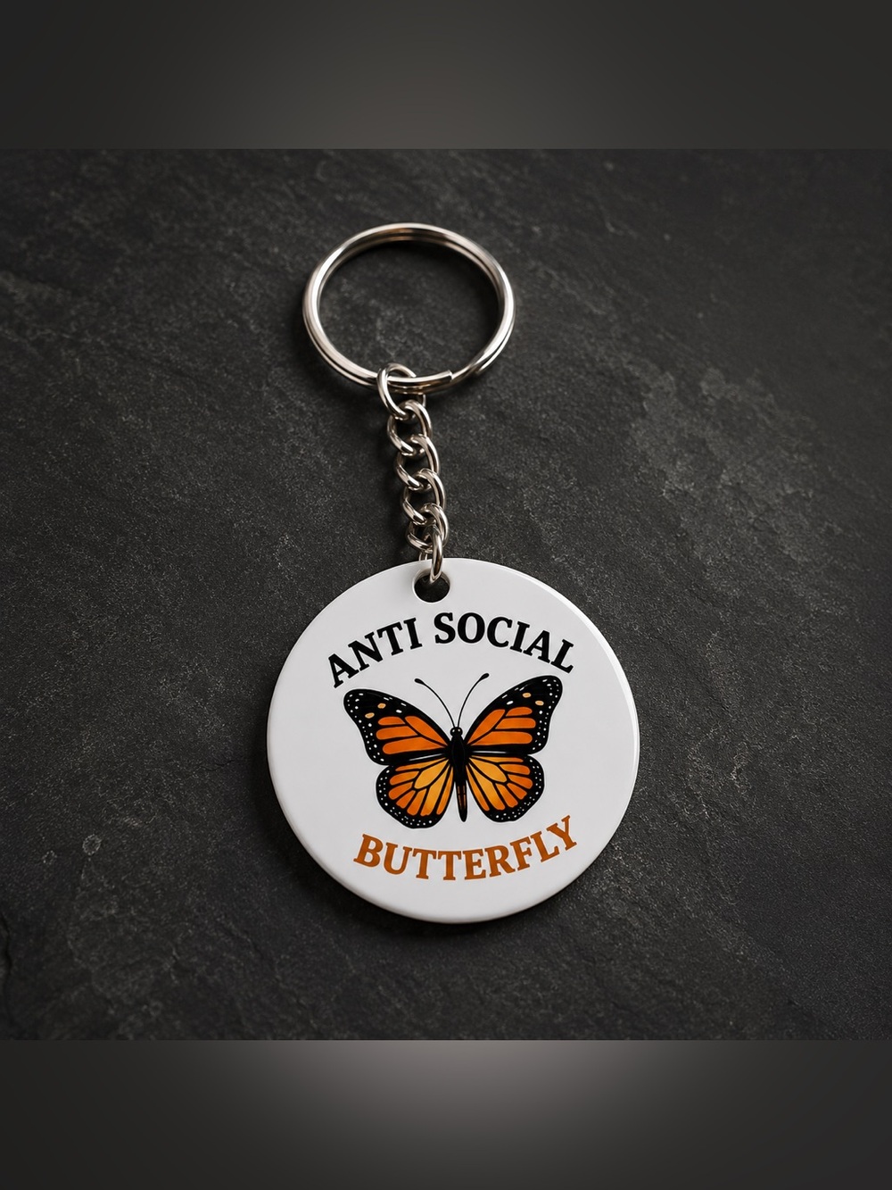 Anti Social Keychain